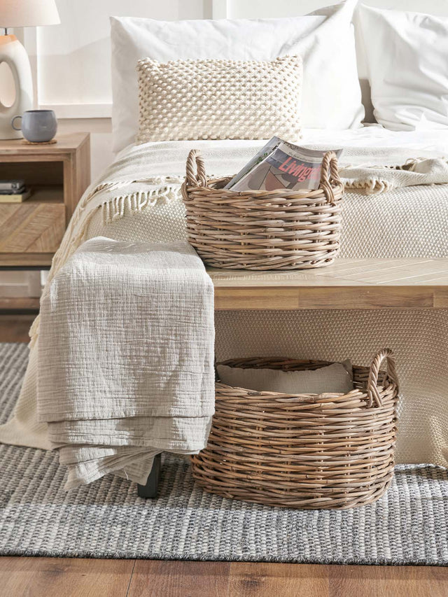How To Clean A Wicker Storage Basket