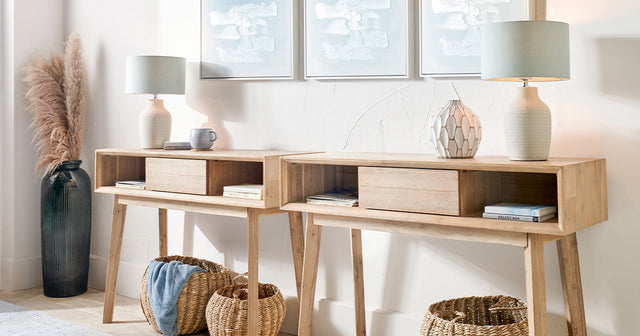Console Table With Drawers
