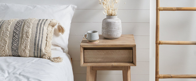 Wooden Bedside Table