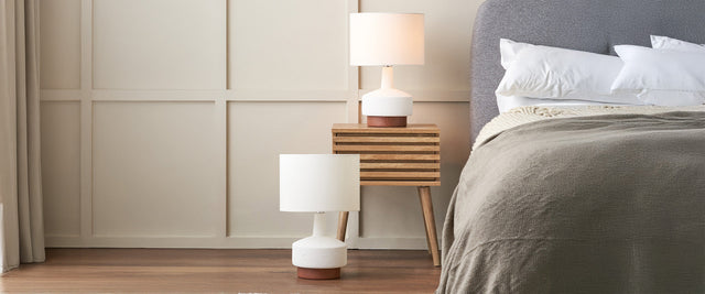 Set Of 2 Bedside Table Lamps