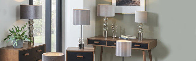Silver Table Lamps
