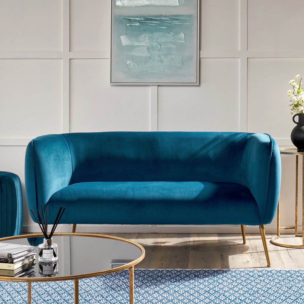 Blue Velvet Sofa Furniture