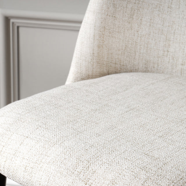 Lea Pebble Linen Dining Chair