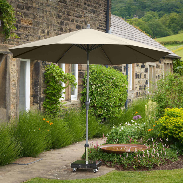 Platinum Riva 2.5m Round Champagne Parasol