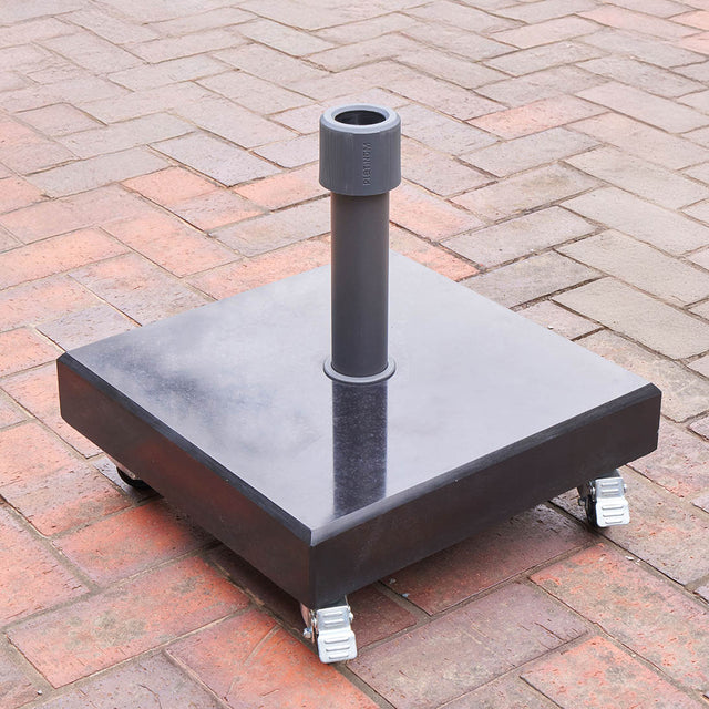 Platinum Rome 60KG Polished Black Parasol Base