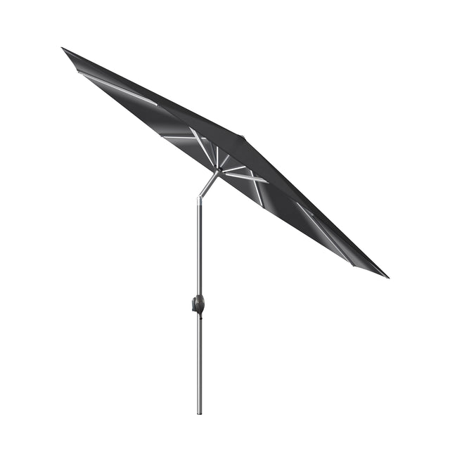 Platinum Glow Defender 3m Round Anthracite Parasol