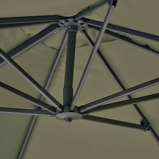 Platinum Challenger Premium Lush Green 3.5 x 2.6m Rectangular Parasol