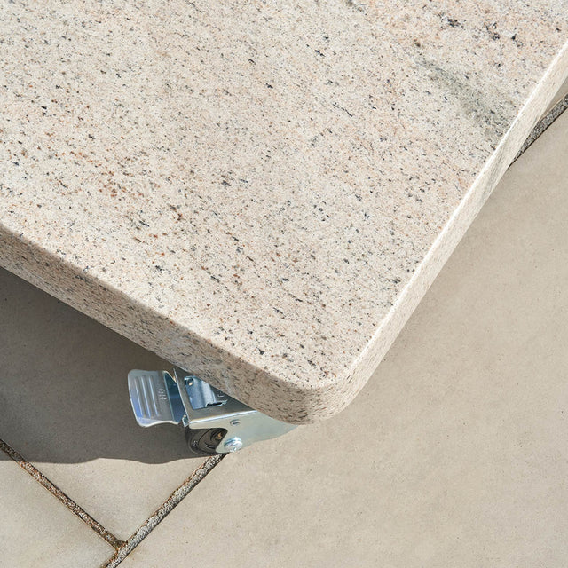 Platinum Venezia Sandstone Granite 120KG Wheeled Parasol Base
