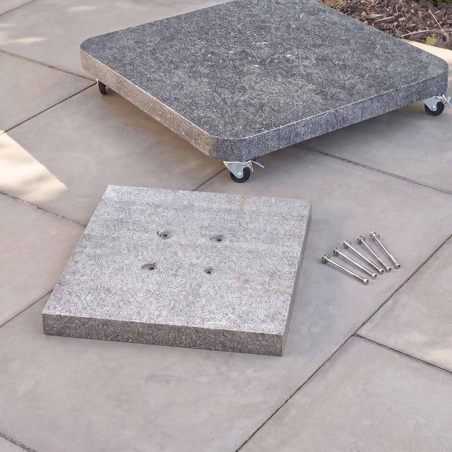 Platinum Ancona Anthracite Granite 30KG Parasol Base Add On