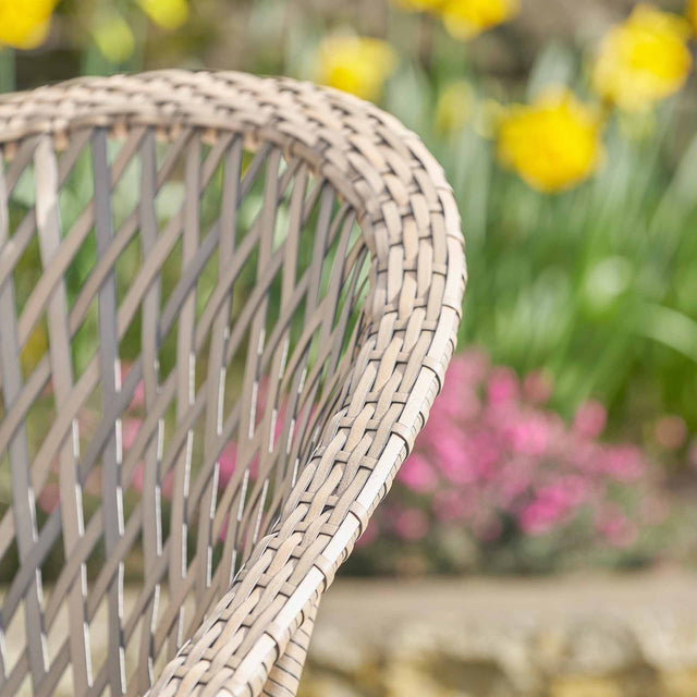 Tobs Grey Foldable Garden Chair Set
