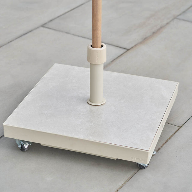Platinum Ceramica Sandstone 40KG (when filled) Wheeled Parasol Base