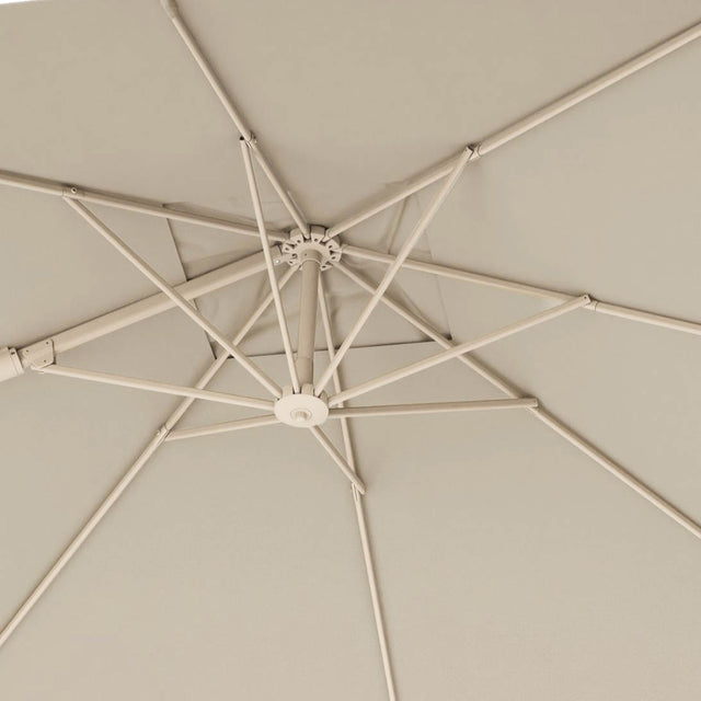 Platinum Voyager T2 Champagne and Sandstone 2.7m Square Parasol