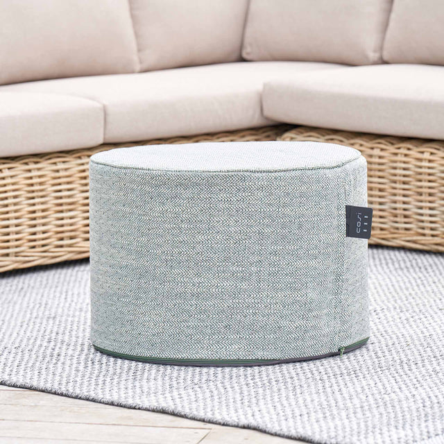 Cosipouf Comfort Green Short Round 60x38cm High