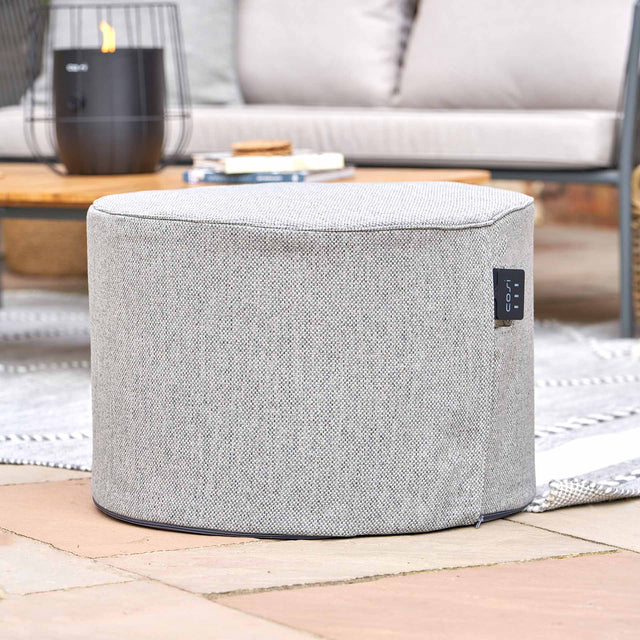 Cosipouf Comfort Grey Short Round 60x38cm High