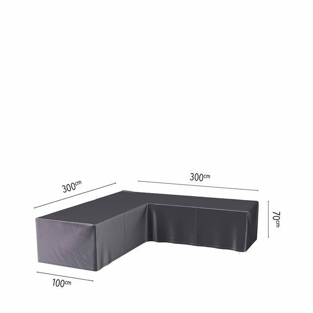 Outdoor Seating Set Aerocover L-Shape 300 x 300 x 100 x 70
