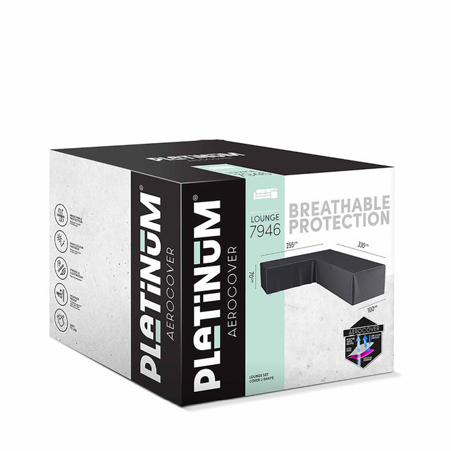 Outdoor Seating Set Aerocover L-Shape 330 x 255 x 100 x 70