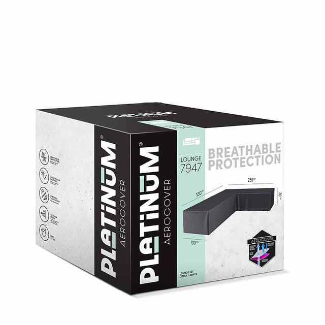 Outdoor Seating Set Aerocover L-Shape 330 x 255 x 100 x 70