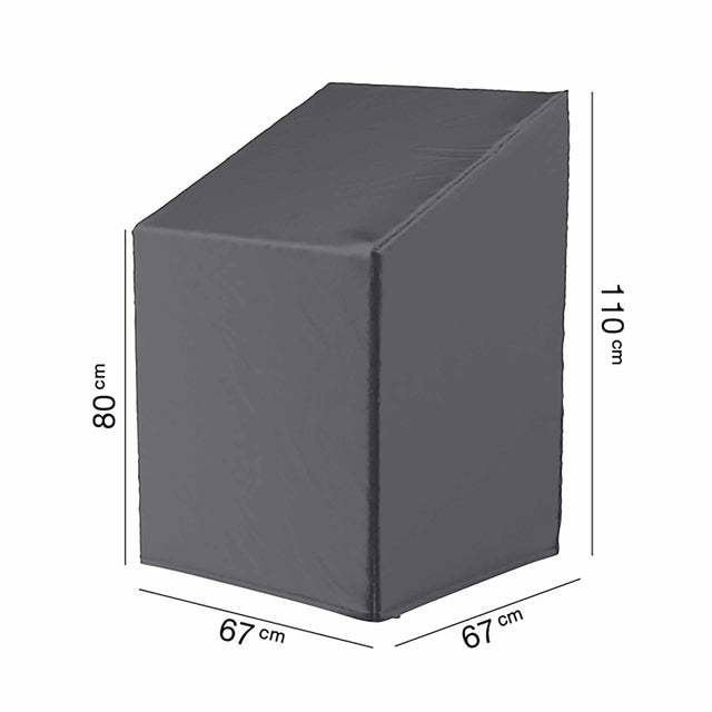 Outdoor Stackable Chair Aerocover 67 x 80 High