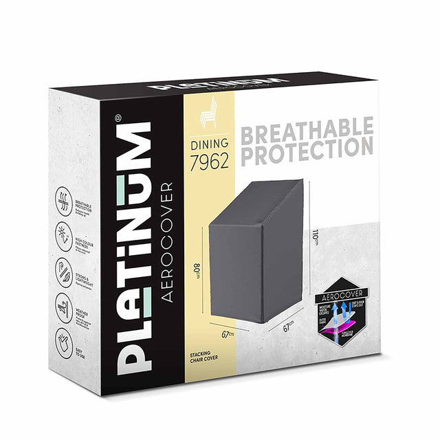 Outdoor Stackable Chair Aerocover 67 x 80 High