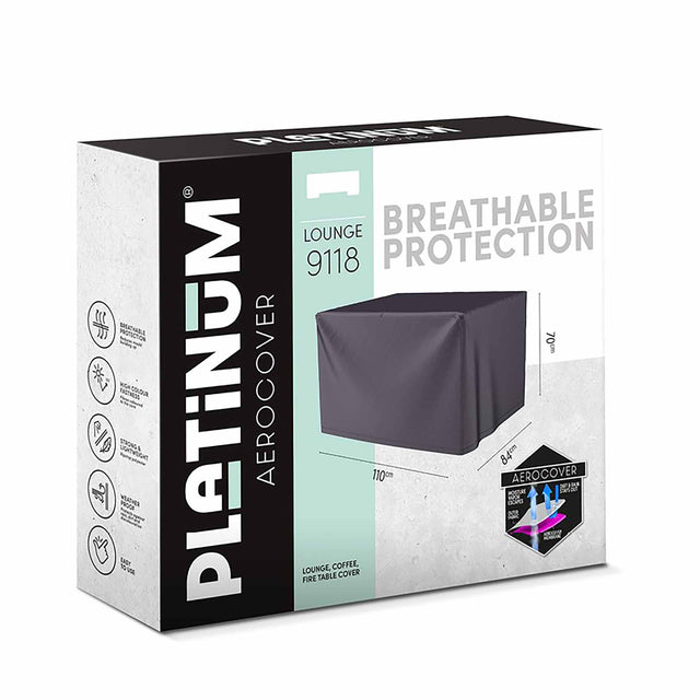 Outdoor Firetable Aerocover 110 x 84 x 70cm High