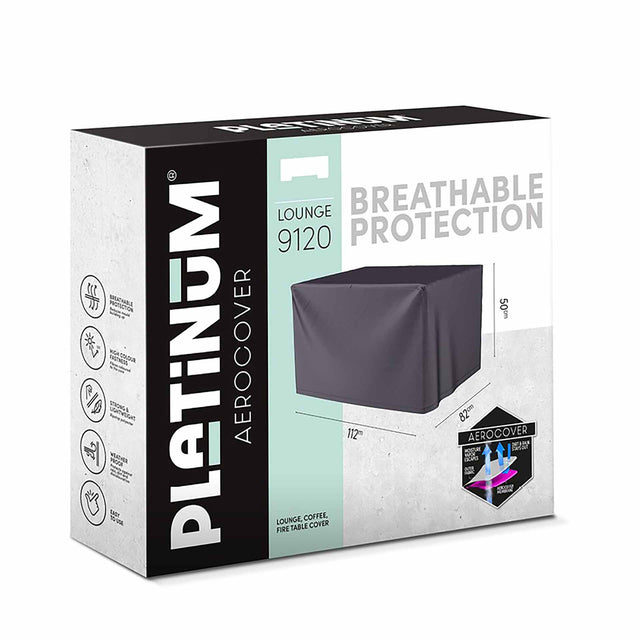 Outdoor Firetable Aerocover 112 x 82 x 50cm High