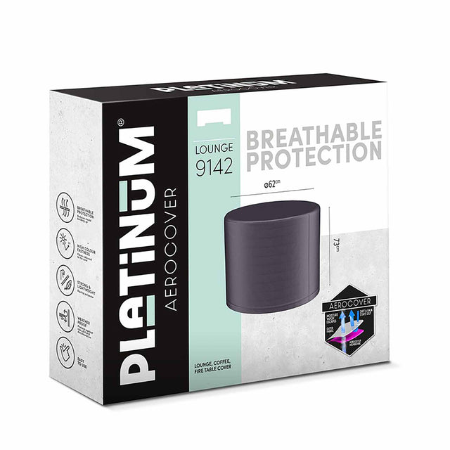 Outdoor Firetable Aerocover Round 62 x 73cm High