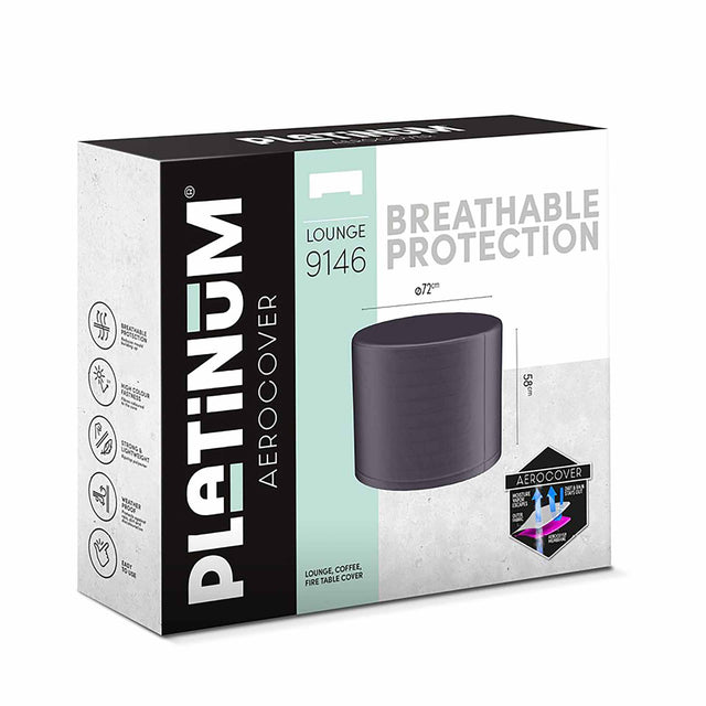 Outdoor Firetable Aerocover Round 72 x 58cm High