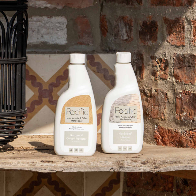 Hardwood Cleaner and Colour Restorer & Hardwood Colour Protector and UV Blocker