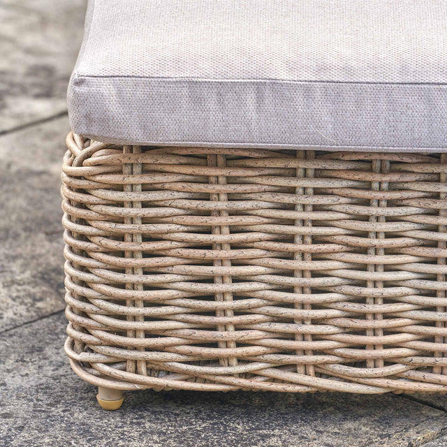 Lago Natural Antique Outdoor Sunlounger