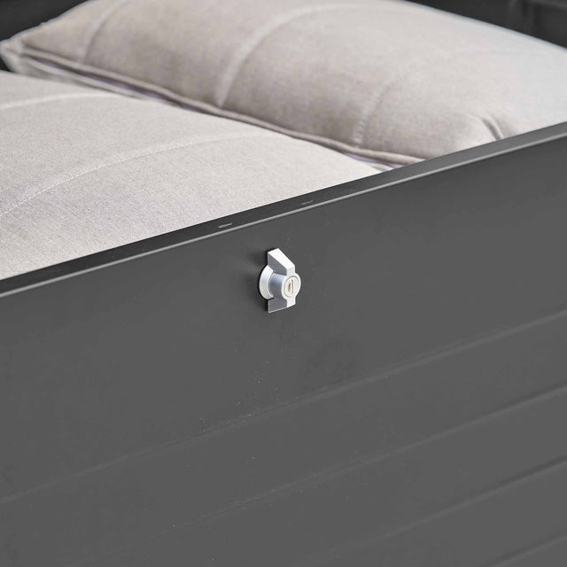 Rhodes Black Outdoor Large Cushion Box