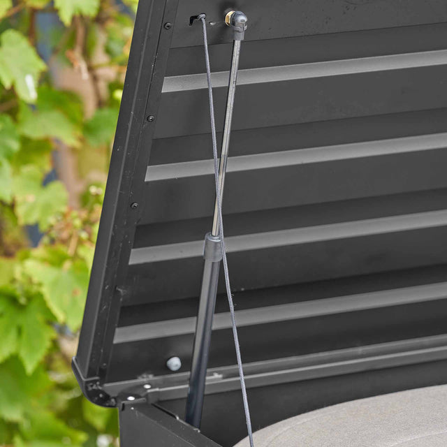 Rhodes Black Outdoor Large Cushion Box