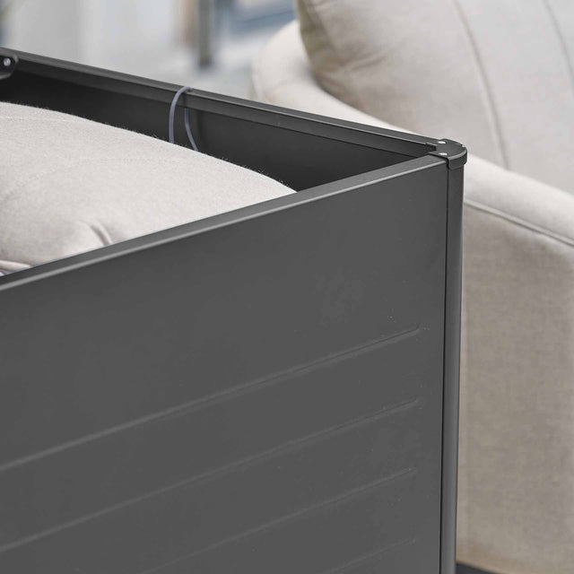Rhodes Black Outdoor Large Cushion Box