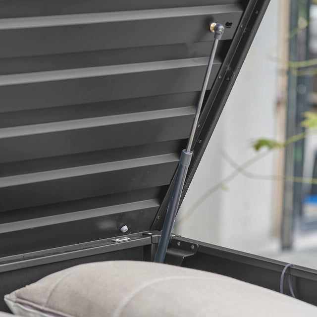 Rhodes Black Outdoor Large Cushion Box