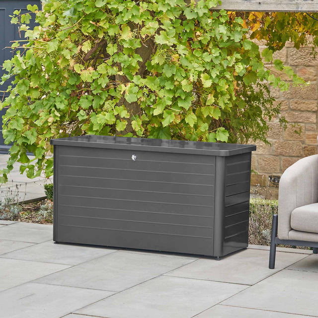 Rhodes Black Outdoor Small Cushion Box