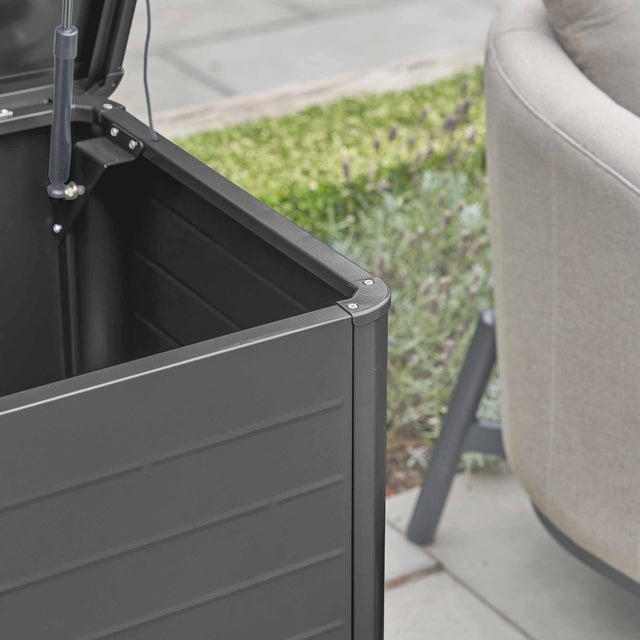 Rhodes Black Outdoor Small Cushion Box