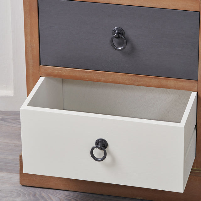 Staten Sage 3 Drawer Pine Wood Bedside Table Set Of 2