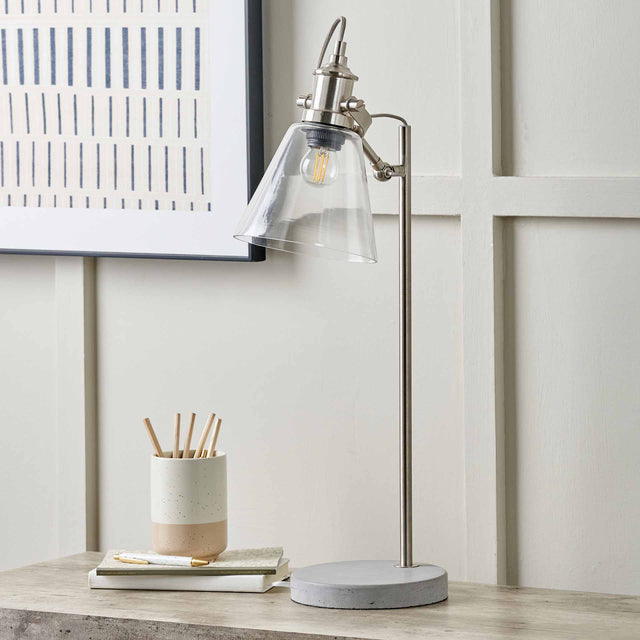Lita Concrete Base Table Lamp