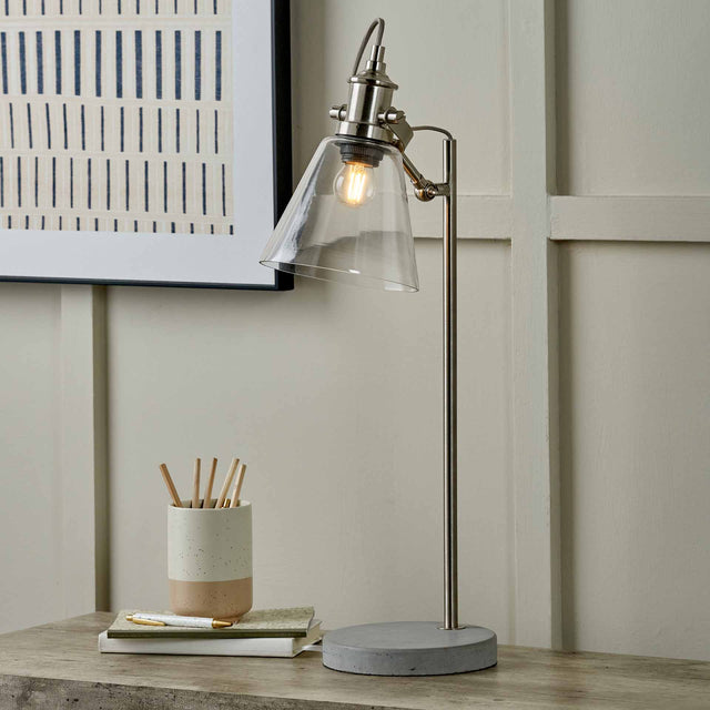 Lita Concrete Base Table Lamp
