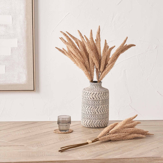 Natural Apricot Foxtail 3 Stem