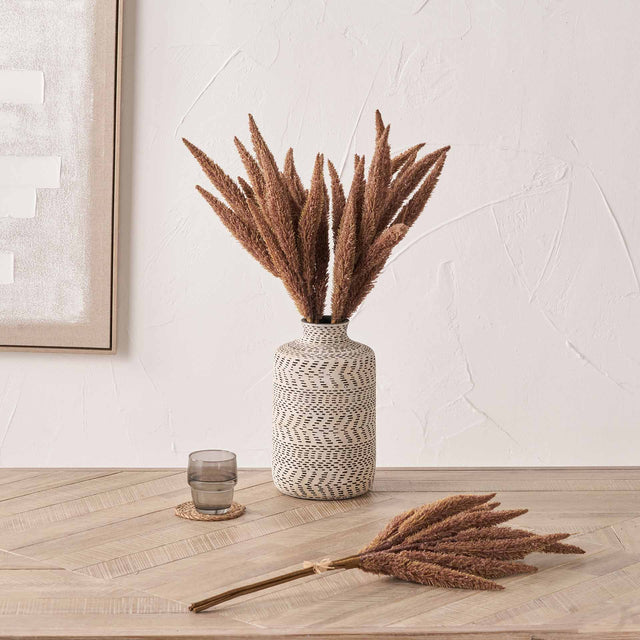 Mulberry Brown Foxtail 3 Stem