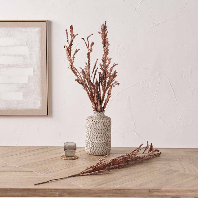 Mulberry Brown Autumn Leaf Stem