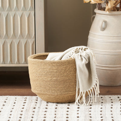 Kati Seagrass Natural Round Basket