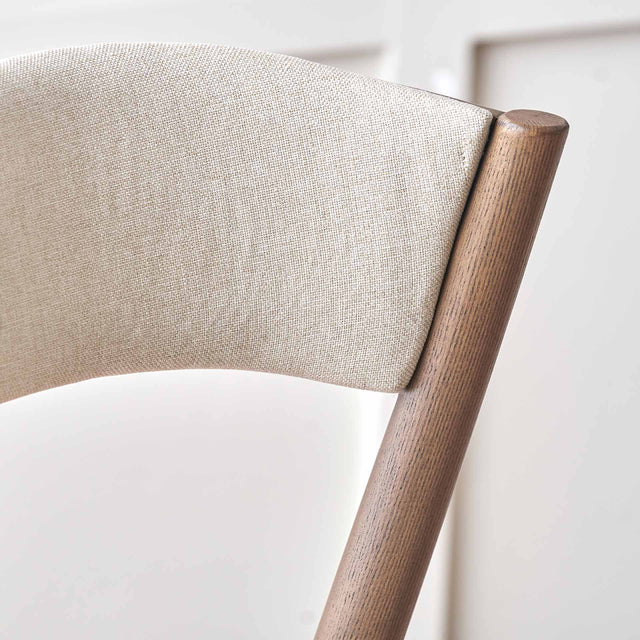 Meava Natural Linen Dining Chair