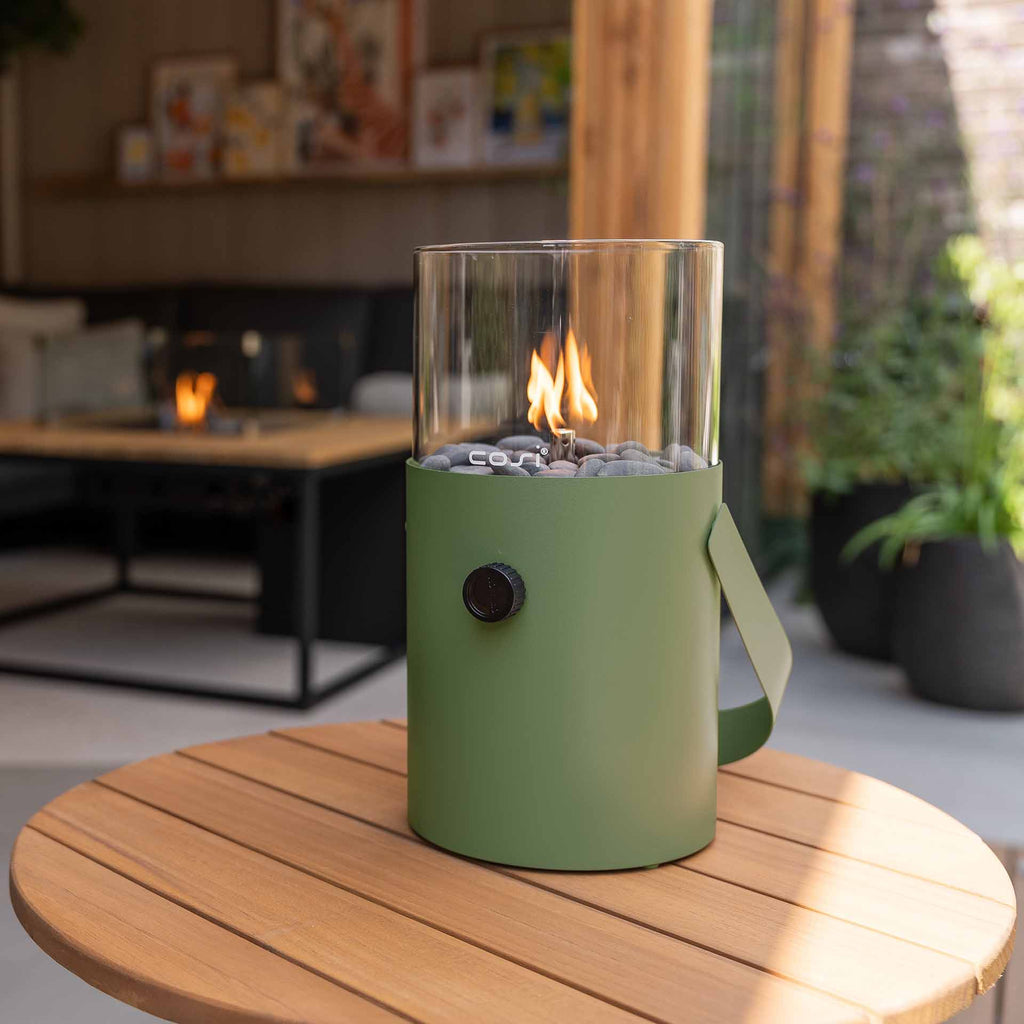 Cosiscoop Moss Green Fire Lantern | Outdoor