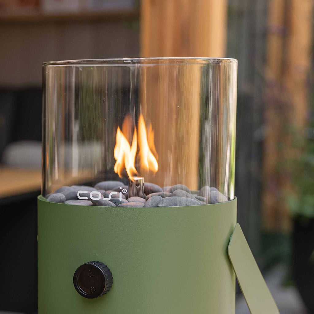 Cosiscoop Moss Green Fire Lantern | Outdoor
