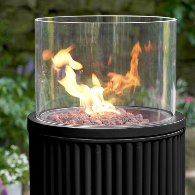 Cosipillar Tube Black Fire Lantern
