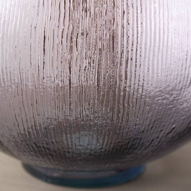 Diego Lilac Round Recycled Glass Vase
