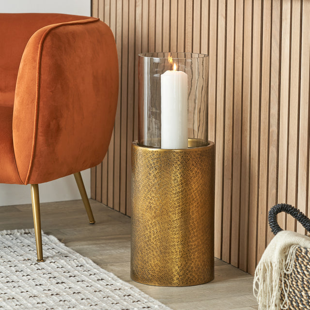 Niamh Antique Brass Large Hurricane