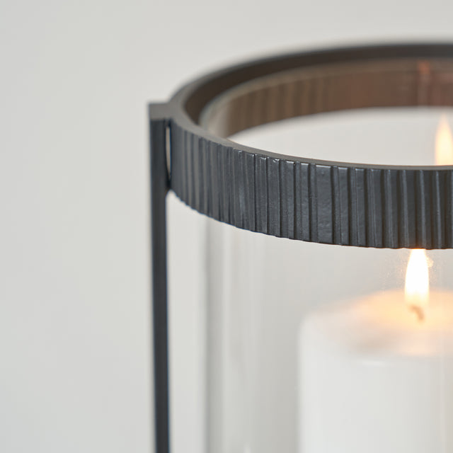 Cohen Black Ribbed Hurricane