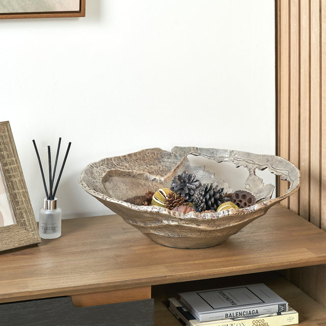 Henrico Antique Silver Openwork Decorative Bowl